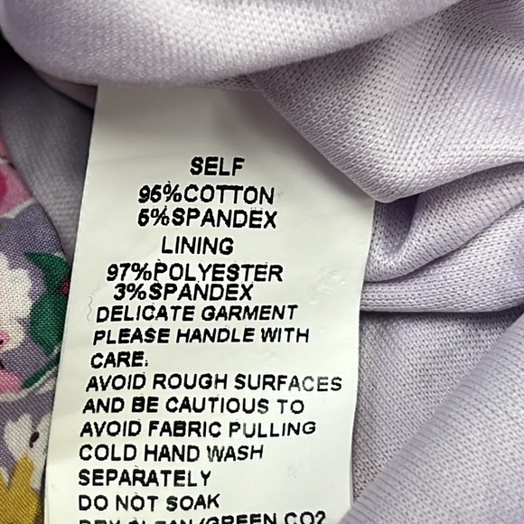 SNDYS. Women’s Floral Ruched Sweetheart Dress Size Large - Picture 13 of 14